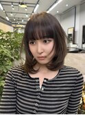 ブリーチなしダブルカラー/レイヤーカット/髪質改善/グレージュ
