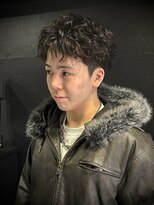 アウル 心斎橋(owl)&nbsp;【ルーズショートパーマ】刈り上げ/短髪メンズカット