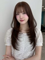 ボタン 熊本(VOTAN) 韓国ヘア/ハッシュカット/ミルクティーブロンド/熊本美容室