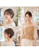 藤居慶子：stylist/@keiko_0813女性らしい丸みショート・ボブ・似合うスタイルをご提案★