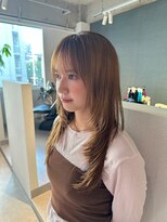 アム(amu)&nbsp;酸性ストレート/地毛風縮毛矯正/ハッシュカット/レイヤーカット