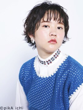 ピカ イチ 八代本店(pikA icHi) *pikAicHi*シースルーバング×やわらかショートボブ