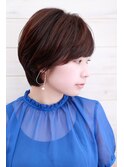 [OCEAN Hair&Life藤原純] シンプルショート×ダークカラー☆