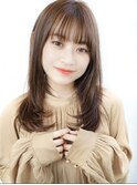 耳かけナチュラルストレート 20代30代40代 N