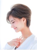大人女性に大人気♪パサつきを艶やかにして上品ショートに♪