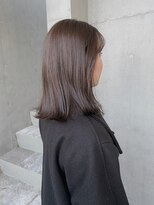 コフィー バイ メルト 吉祥寺(cofy by melt)&nbsp;【中澤彩乃】ブリーチなしダブルカラーグレージュナチュラルボブ