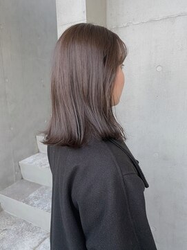 コフィー バイ メルト 吉祥寺(cofy by melt) 【中澤彩乃】ブリーチなしダブルカラーグレージュナチュラルボブ