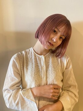 ロティー(loty) 【hono】春のピンクカラーとミニボブ