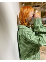 ナルヘアー 越谷(Nalu hair)&nbsp;ブリーチ/オレンジ/グラデーション