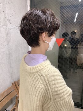 クラフト 福津(CRAFT) 【CRAFTワタナベ】カーリーパーマショート/ラベンダーベージュ