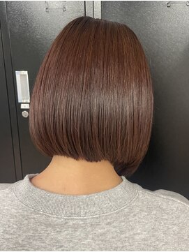 トエ(toe) ［toe 松山］ピンクブラウン/ボブ