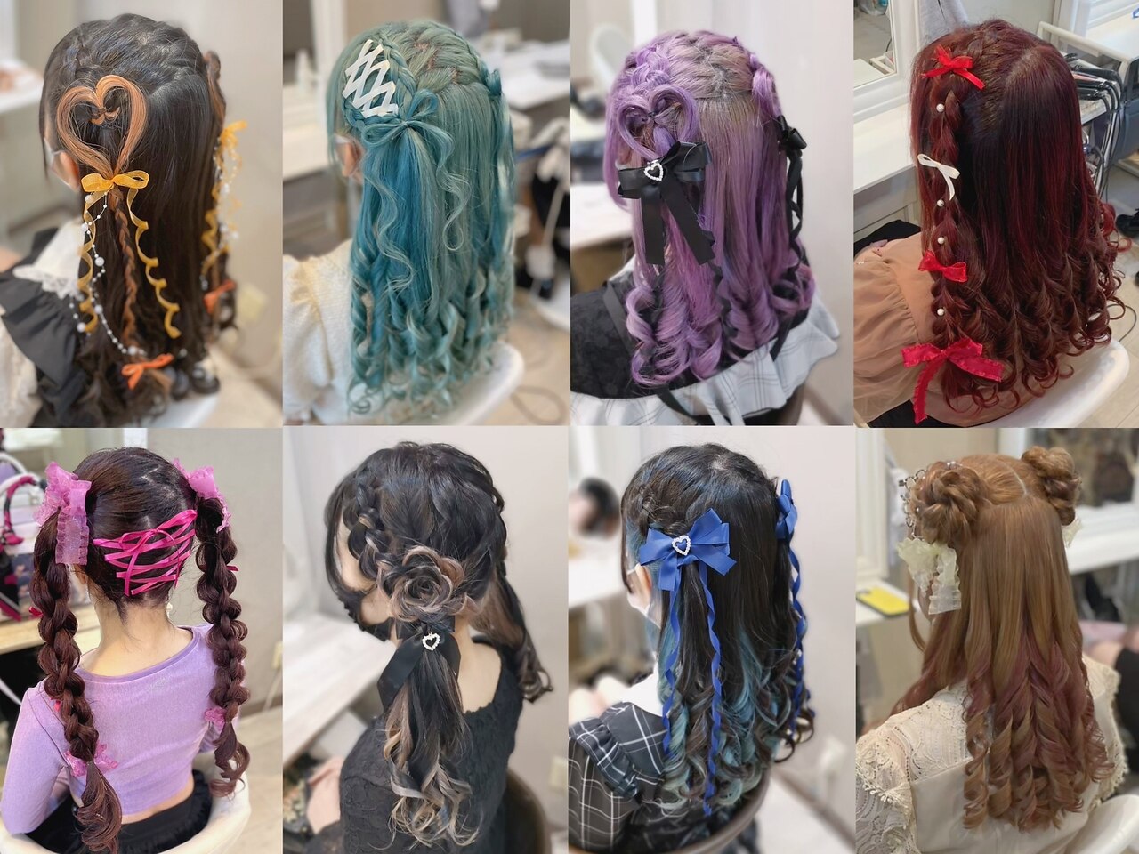 ヘアセットサロン ミント 店内