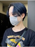 ネイビーブルーハンサムショート_ショコラアッシュ_ba404872
