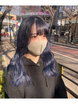 レア 渋谷(Le'a) ダブルカラー ブルー