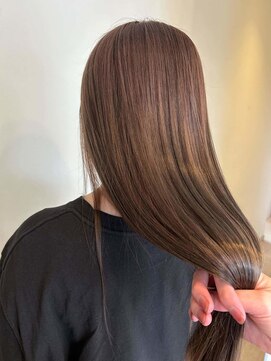 リアン 熊谷本店(Rien) ミルクティーグレージュブリーチカラー