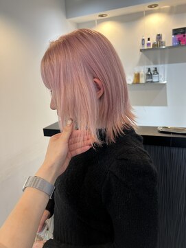 ペレ 栄店(PELE) 黒髪/ボブルフ/ネビージュ/小顔/ワンレン/栄/髪質改善/前髪