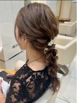 トータルビューティーシオヤ(Total Beauty Shioya)の写真/《大宮駅4分》朝9時からOPEN。結婚式やパーティーのヘアアレンジ利用も◎