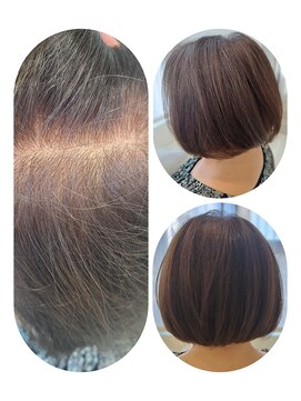 ユーフォルムギンザ(y-Forme Ginza) 50代60代/白髪ぼかしカラー♪