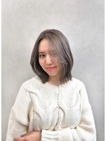 クム 横浜(qumu)&nbsp;【qumu  MARIKO】顔周りレイヤー×ラベンダーグレージュ