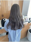 透明感グレージュカラー〇