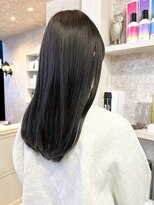 キャアリー(Caary)&nbsp;福山美容室carry イルミナカラーグレージュ透明感冬カラー20代