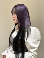 ローエ バイ デコ(Rohe by DECO)&nbsp;【廣川】ルーツカラー/ローライト/パープルカラー/前髪カラー