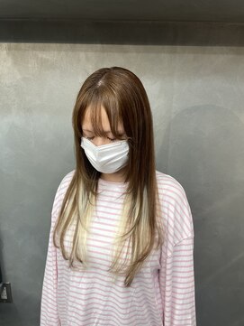 TNB トウキョウ 渋谷 渋谷本店(TNB TOKYO) 地毛レイヤーに繋げたエクステ40本!