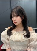 レイヤーカット 顔まわりカット