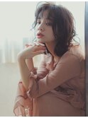 透け感ウェーブ×アンニュイミディ