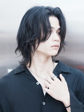 フィフスパーク(fifth PARK) 渋谷メンズボブウルフ緩めスパイラルパーマニュアンスパーマ