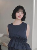 シースルバングボブ