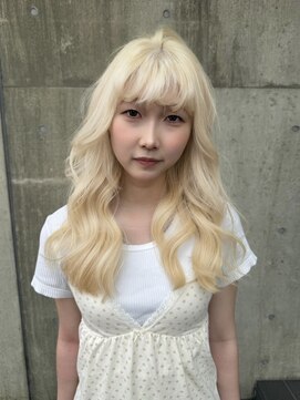 ラヴィズム 長岡店(LUVISM) 韓国/顔周りレイヤー/ダブルカラー/ベージュ/前髪新潟長岡宮関