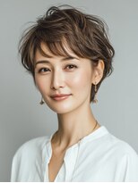 ビフィーノ リルネ(Bifino Rilune)&nbsp;クラゲヘアー/小顔/ココアベージュ/オリーブグレー/川西