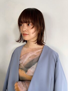 ソワ オモテサンドウ(SOIE OMOTESANDO) 人気　ぷつっと顔まわりレイヤー。