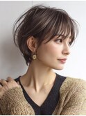 白髪ぼかし似合わせ大人ショート30代40代50代60代◎
