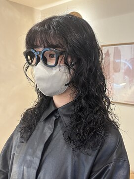 ラヴィズム 名駅店(LUVISM) ミディアム/ボブ/レイヤー/顔周りレイヤー/パーマ/艶カラー