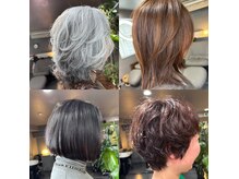 サトウキカクの雰囲気（削がないカットだからこそ立体的になり、揺れ動くボブです！）
