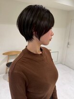 ヘアサロン リボーン(Hair salon Reborn) 王子ボブ白髪ぼかしハイライトショートボブカット20代30代40代