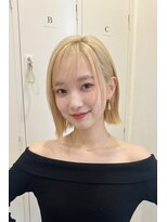 トレ(tre.)&nbsp;髪質改善 レイヤースタイル 大人可愛い