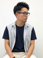 エムエイチバーバー 肥後橋(MH THE BARBER)&nbsp;アップバング×ツーブロックショート【肥後橋駅・西梅田・本町】