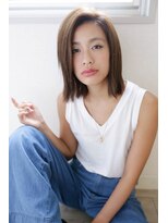 ロロネー 梅田(Lolonois) 【Lolonois梅田】オシャレ♪切りっぱなしボブ(藤岡なおき)