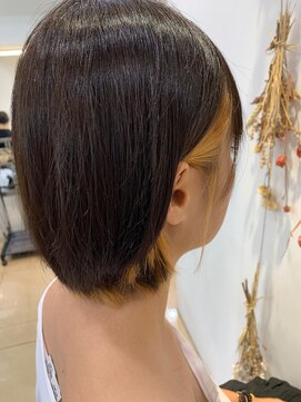 アッシュ 二子玉川店(Ash) 《Ash二子玉川》ケアブリーチ#インナカラー#ショート#イルミナ