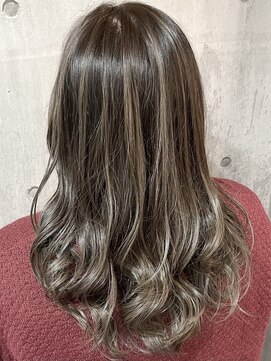 オーキッドバイヘアー(OrchiD.byhair) コントラストハイライト/アッシュブラウン/ロングカジュアル
