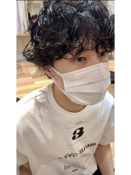 ロマリア 青山 南青山(Lomalia) 乾かしてキマるショートパーマmen's