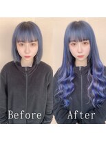 あるじゃんすー 沖縄店 ブルーバイオレット#シールエクステ#大人かわいい#沖縄