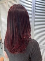 エイトオロク 那覇小禄店(EIGHT oroku)&nbsp;【EIGHT 那覇小禄】お客様スタイル　ワインレッド