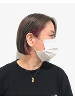 アルジャーノン(algernon)&nbsp;ミニマムボブ＋インナーカラー