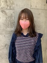 ナチュラルハイライト×ウォームブラウン