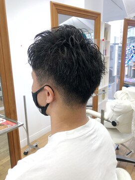 ヘッズ 本八幡店(HEADS) かき上げヘア　ニュアンスマッシュ　サイドパート　韓国マッシュ