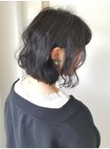 ナチュラル☆ラフウェーブボブ